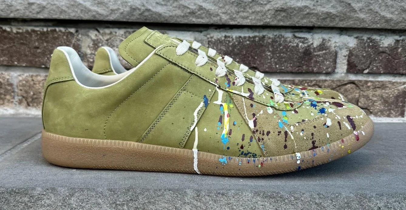 Maison Margiela Replica Olive Splatter DS — RootsBK